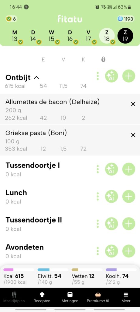 calorie tracker
