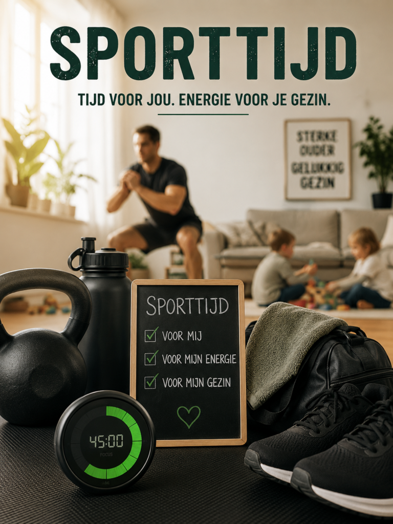 Sporttijdtijd voor jezelftijd voor je gezin